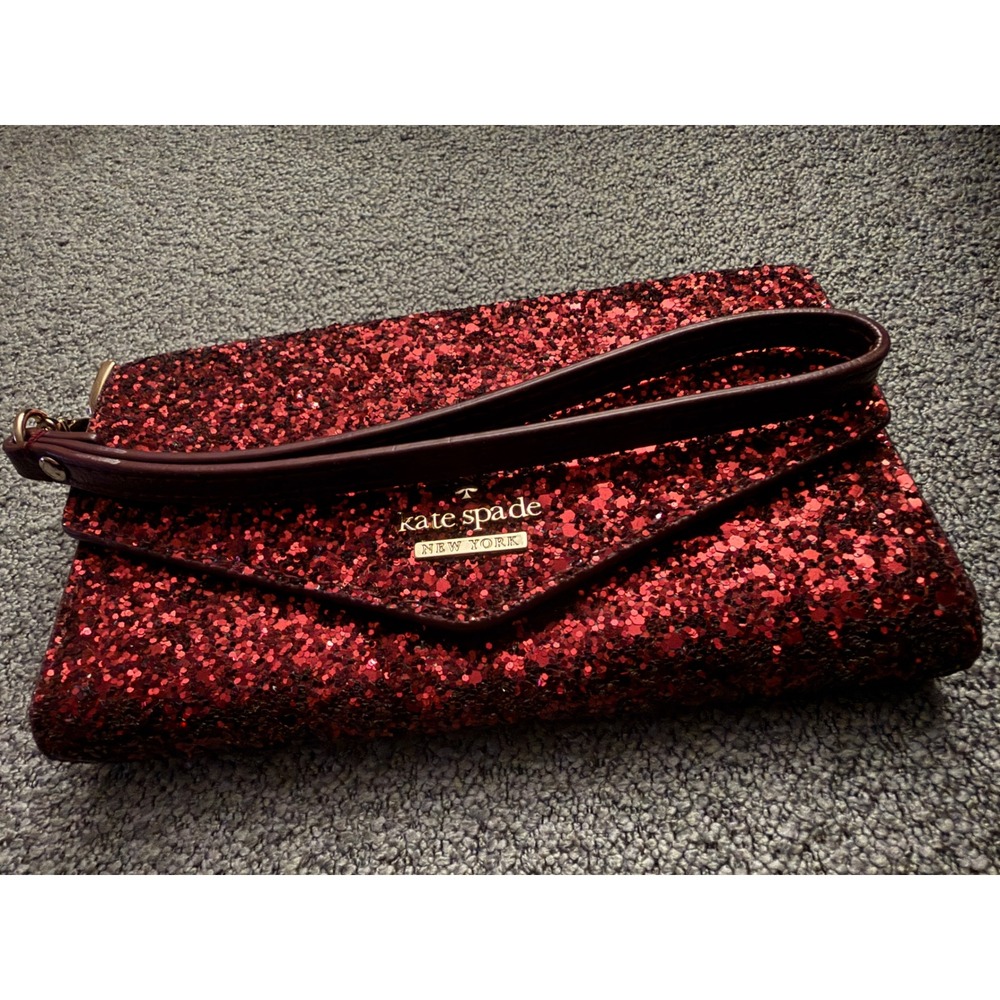 Kate Spade + Dooney & Bourke Wristlet Bundle | Glitter + Multicolor Set - Picture 4 of 13
